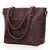 PORTLAND BUFFALO LEATHER TOTE BAG