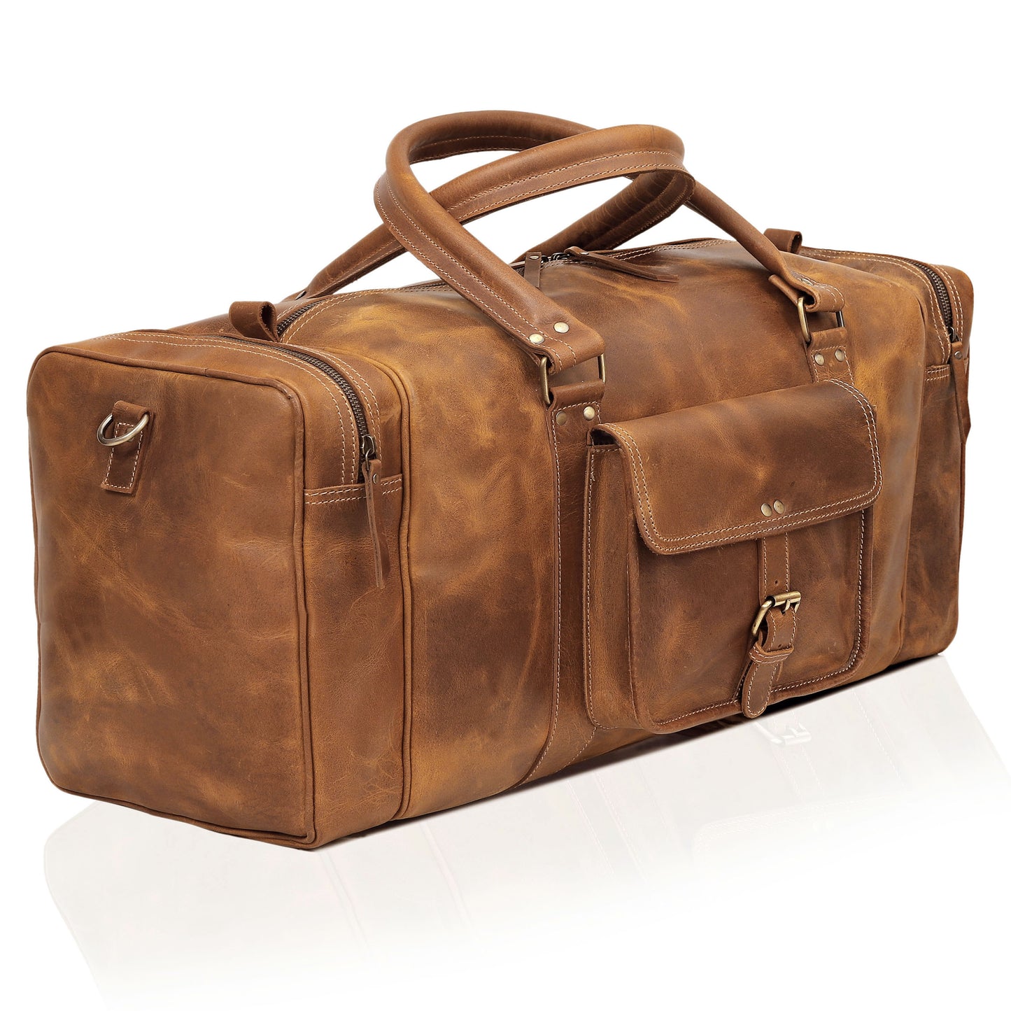 Reisetasche „Roosevelt“ aus Büffelleder