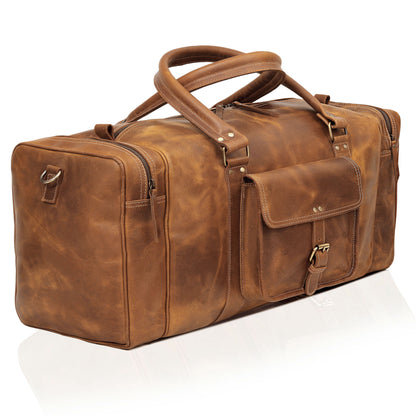 Reisetasche „Roosevelt“ aus Büffelleder