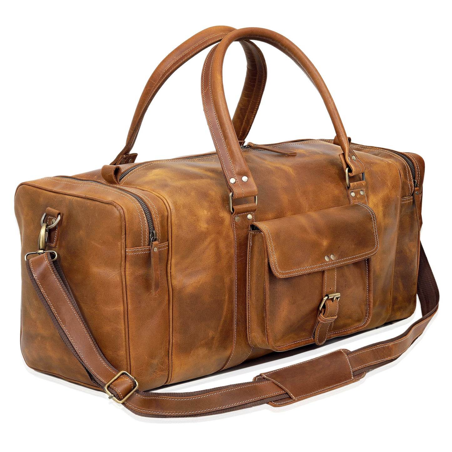 Reisetasche „Roosevelt“ aus Büffelleder