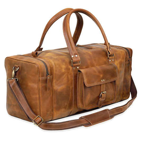Reisetasche „Roosevelt“ aus Büffelleder