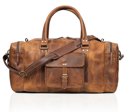 Reisetasche „Roosevelt“ aus Büffelleder