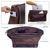 California Buffalo Leather Messenger Bag