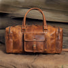 Jackson Leather Duffel Travel Bag