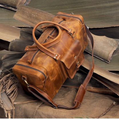 Reisetasche „Roosevelt“ aus Büffelleder