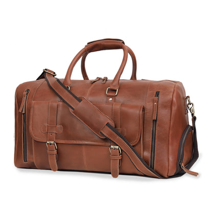 TAYLOR LEATHER DUFFLE BAG