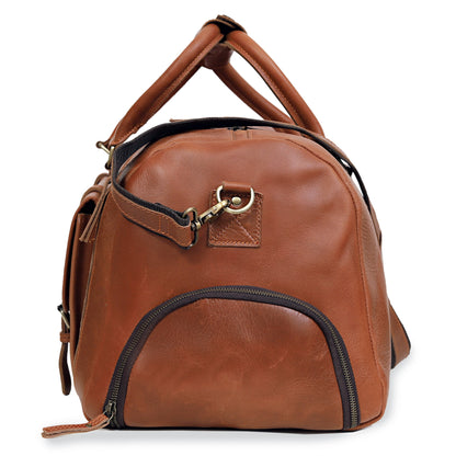 TAYLOR LEATHER DUFFLE BAG