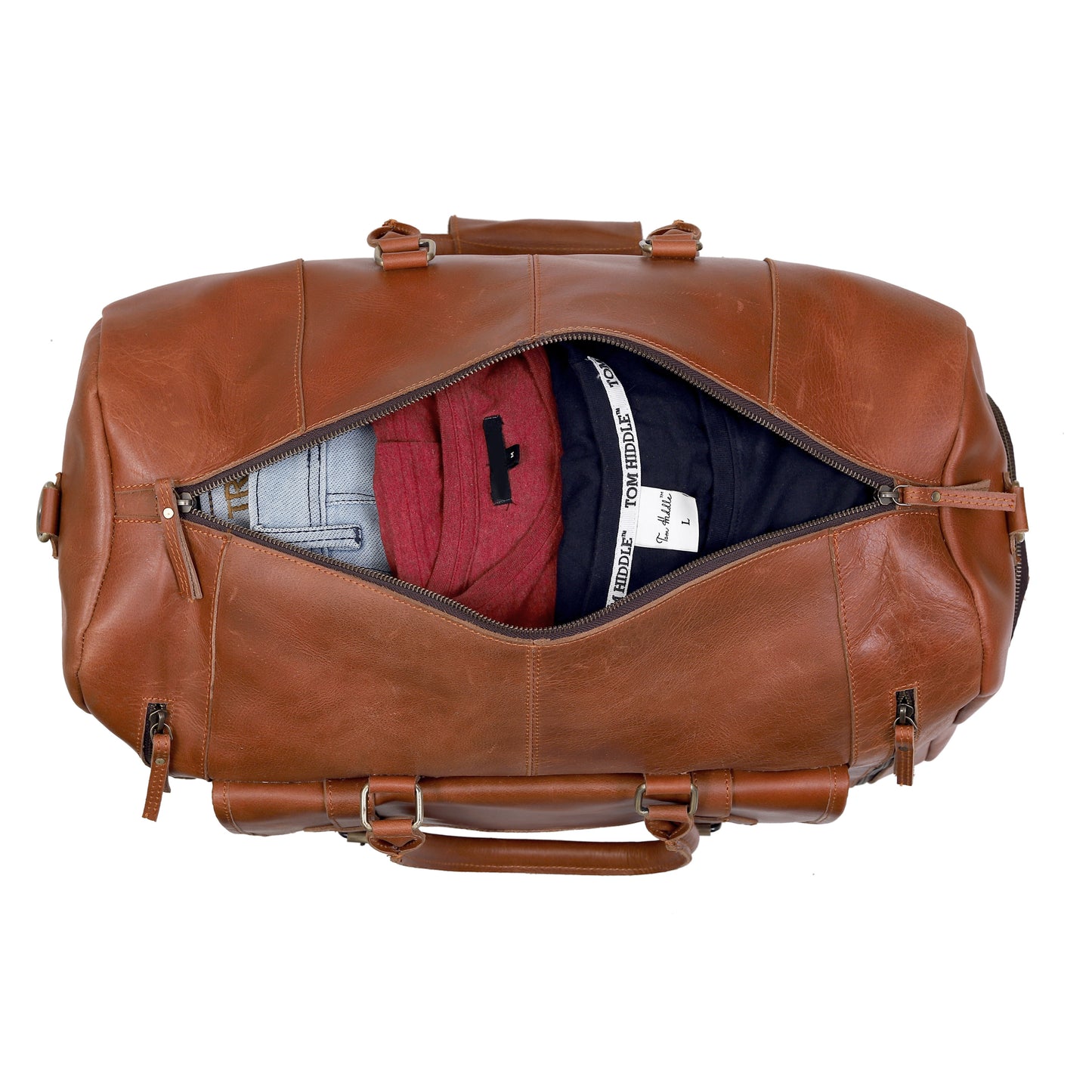 TAYLOR LEATHER DUFFLE BAG