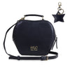 HLC collection Small Apple Cut Crossbody Bag Women - Black