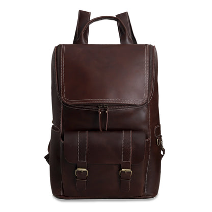 MADISON LEATHER BACKPACK BROWN