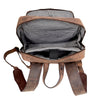 Madison Leather Travel Laptop Backpack
