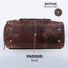 Mars Leather Duffel Bag for Men