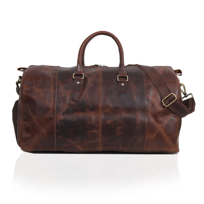 Mars Leather Duffel Bag for Men