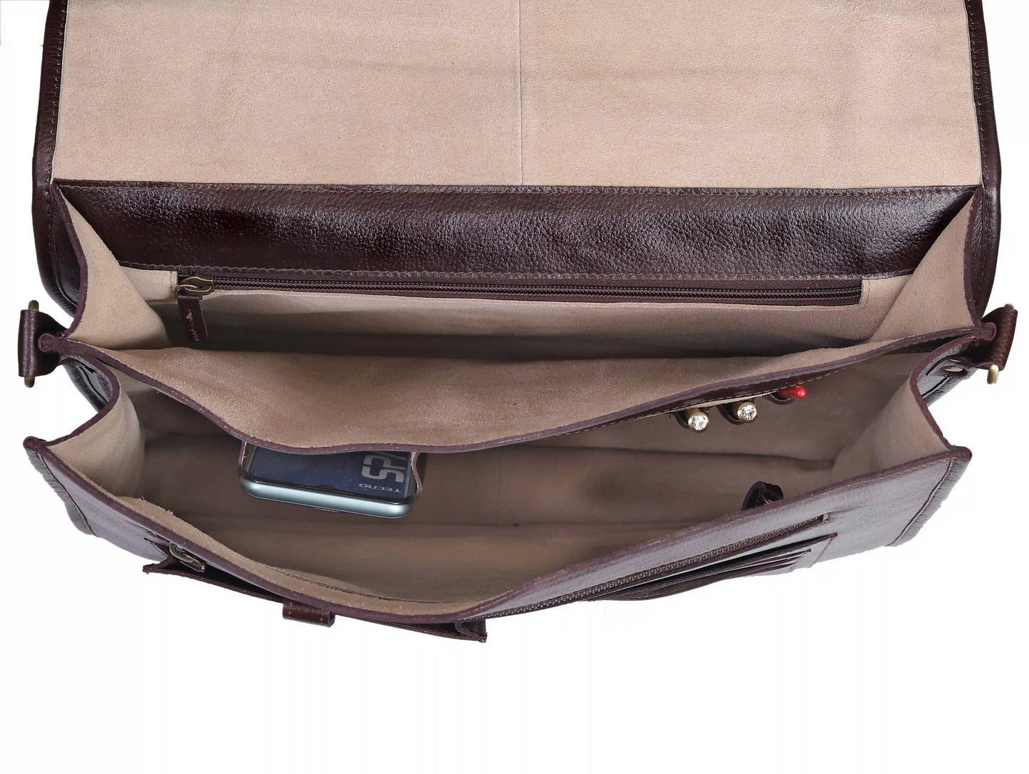 Italy Leather Briefcase Bag