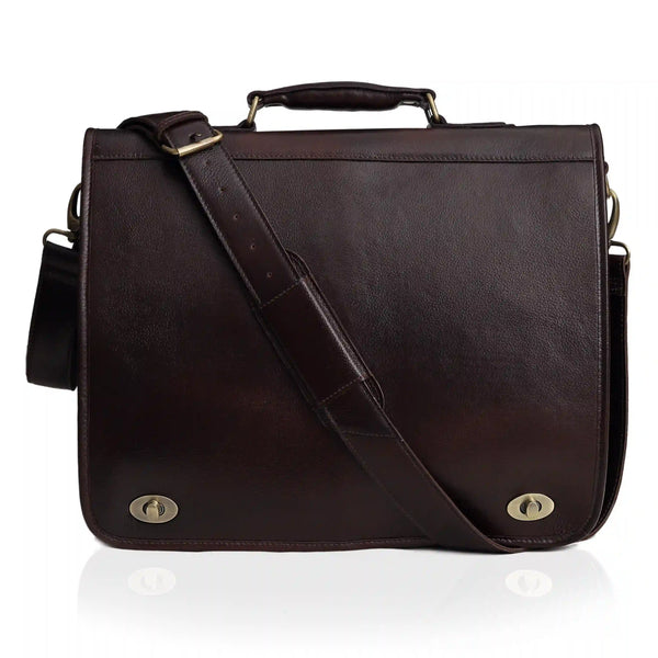 Wine Italy Lawyer Leather Briefcase Bag