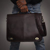 Italy Leather Briefcase Bag