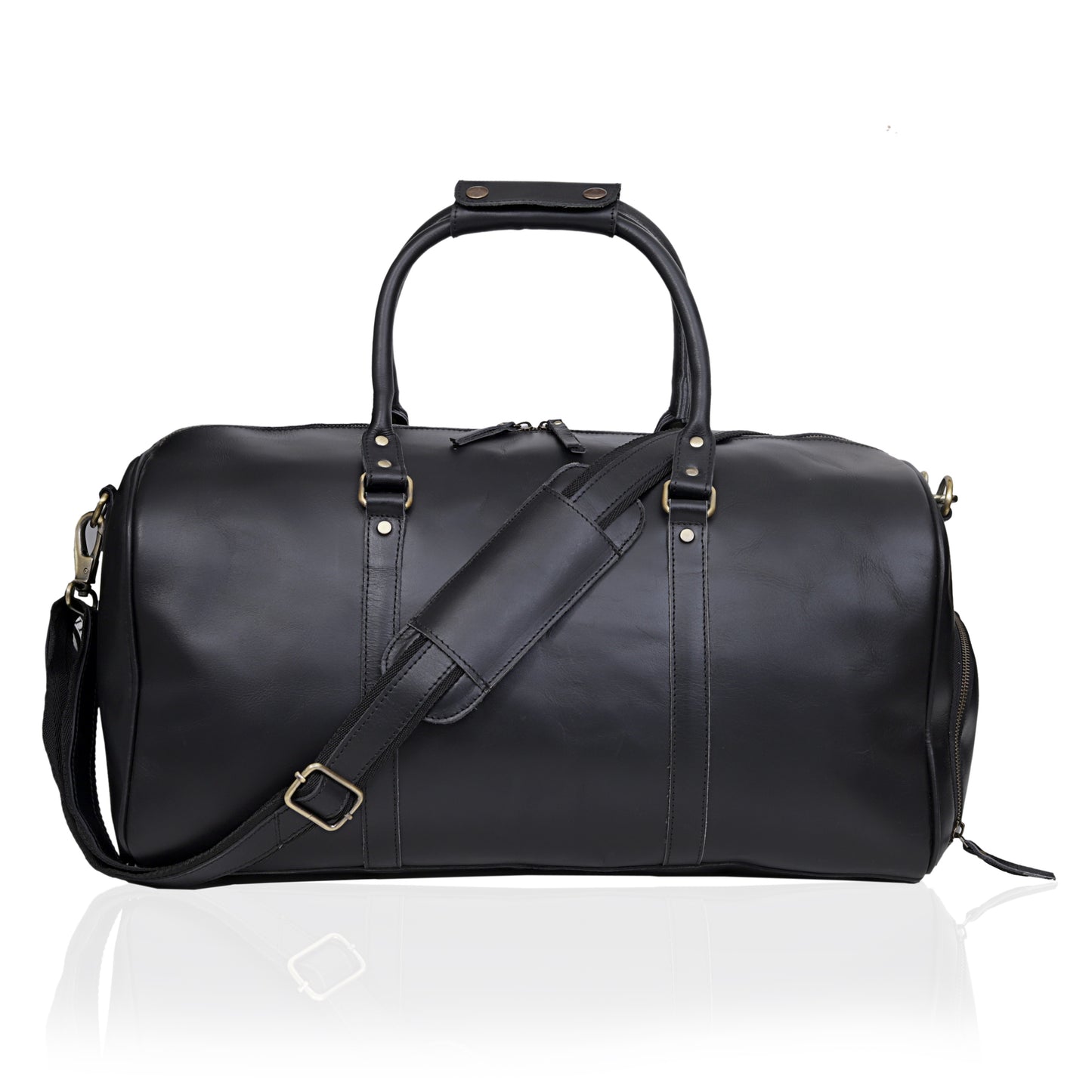 ALEX LEATHER DUFFEL BAG FOR MEN