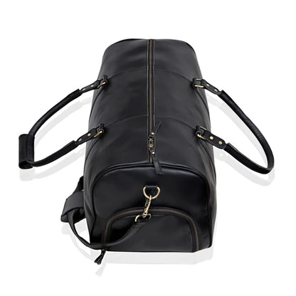 JOHN LEATHER DUFFEL BAG COMBO SET