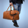 ALEX LEATHER DUFFEL BAG FOR MEN