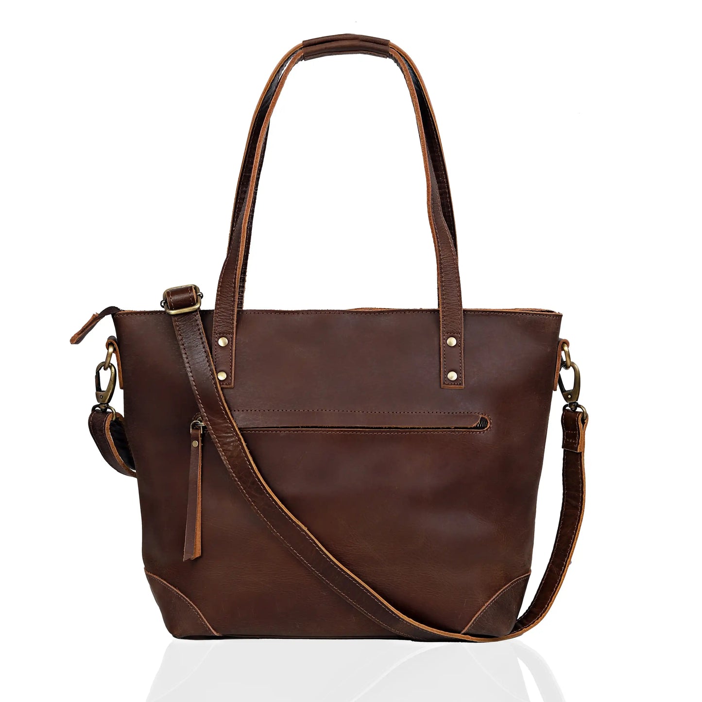 Portland BUFFALO LEATHER TOTE BAG