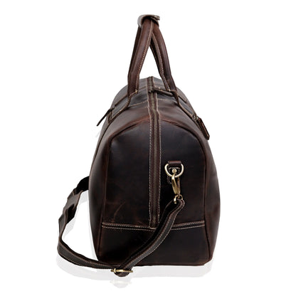 CHARLOTTE BUFFALO LEATHER DUFFLE BAG