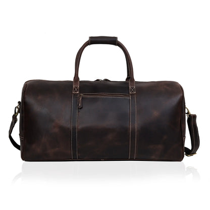 CHARLOTTE BUFFALO LEATHER DUFFLE BAG