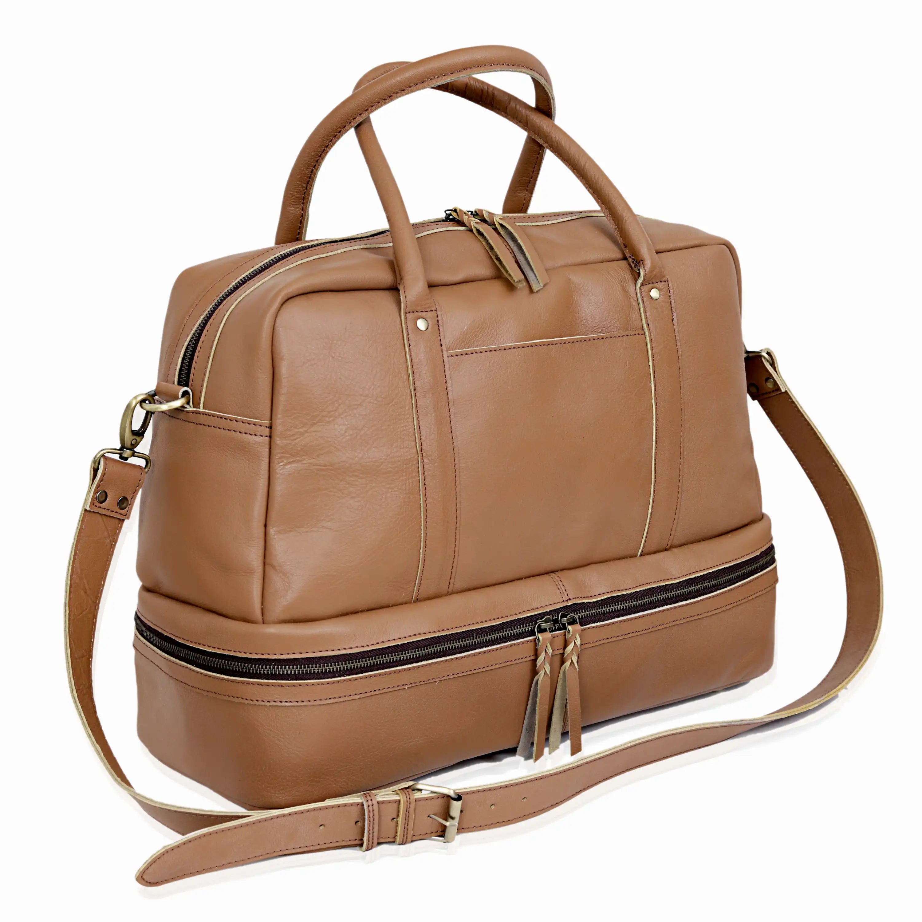 TOTO WOMEN LEATHER DUFFLE BAG The Leather Farm