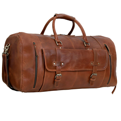 TAYLOR LEATHER DUFFLE BAG