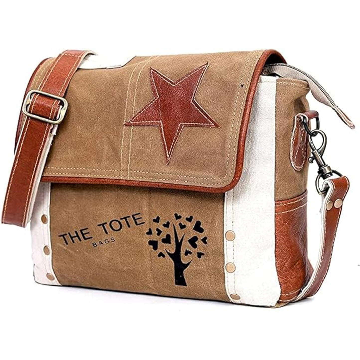 CANVAS UPCYCLE CROSSBODY