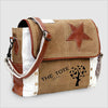 Canvas Upcycle Crossbody Bag