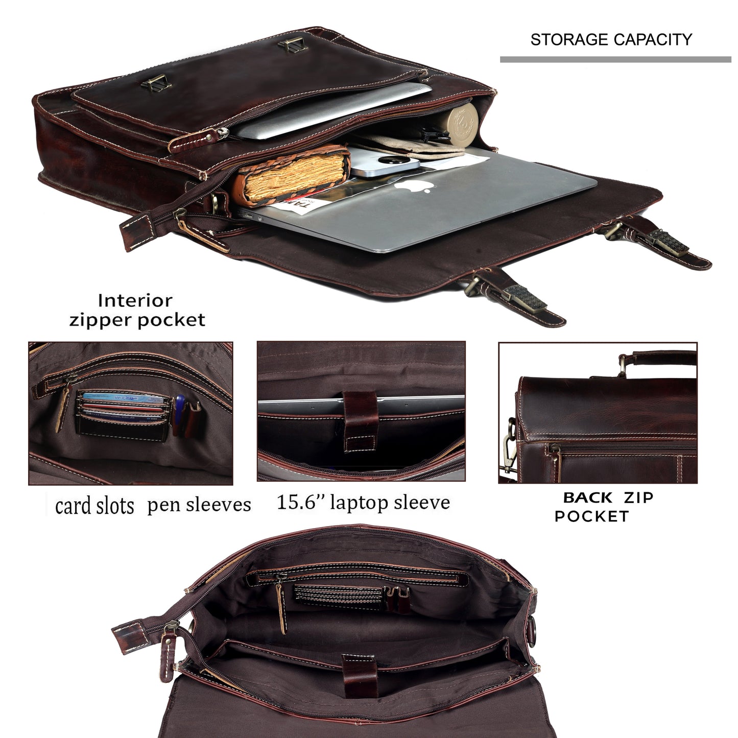 LAPTOPTASCHE „PARKER“ AUS LEDER