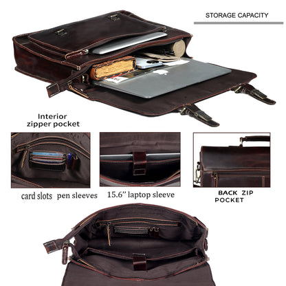 LAPTOPTASCHE „PARKER“ AUS LEDER