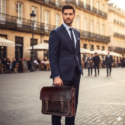 LAPTOPTASCHE „PARKER“ AUS LEDER