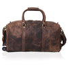 WHEELY LEATHER DUFFLE BAG