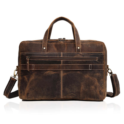 FRESNO LAPTOP LEATHER BRIEFCASE