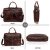 BOSTON LAPTOP LEATHER BRIEFCASE