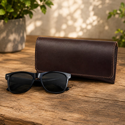 Leather Eyeglass Case