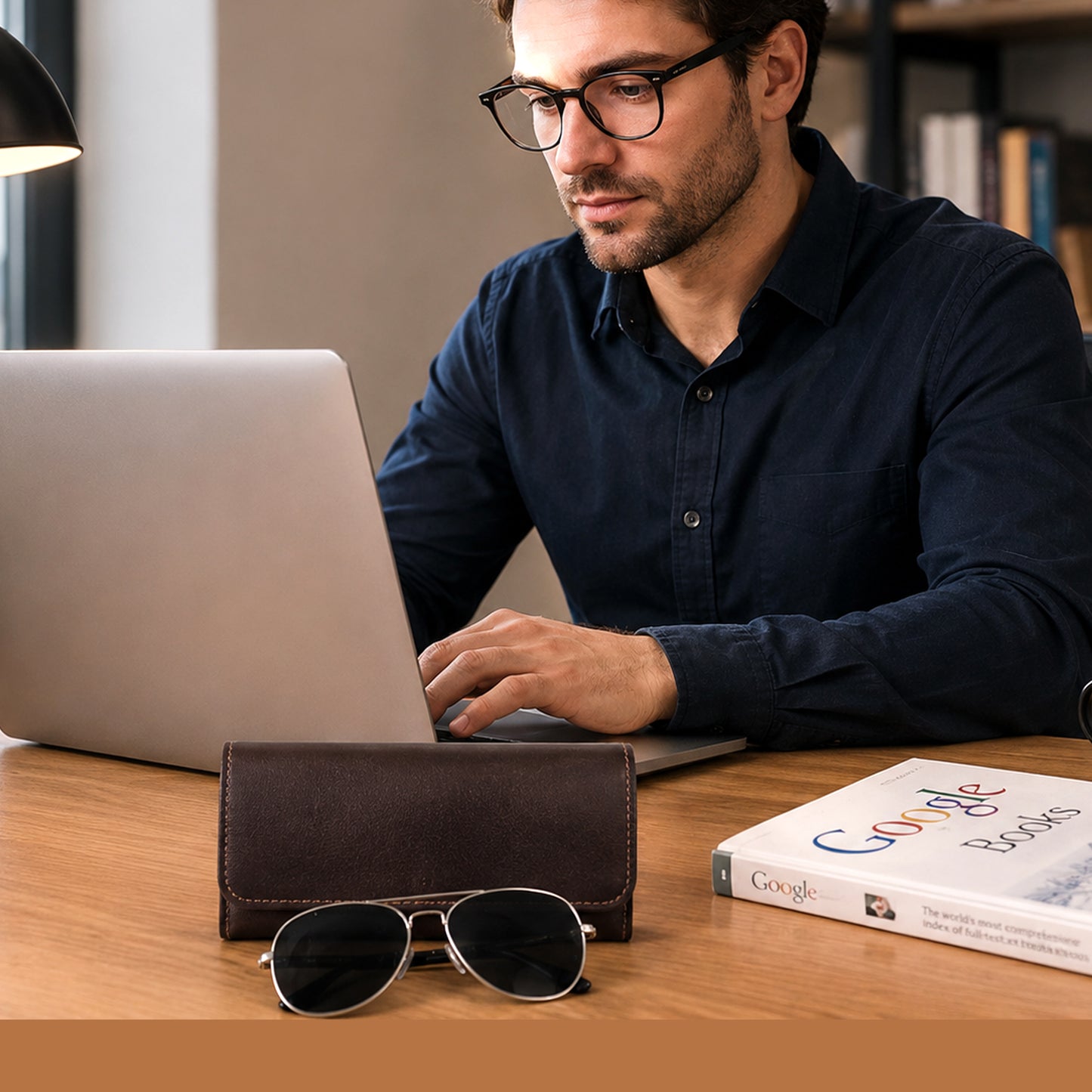 Leather Eyeglass Case