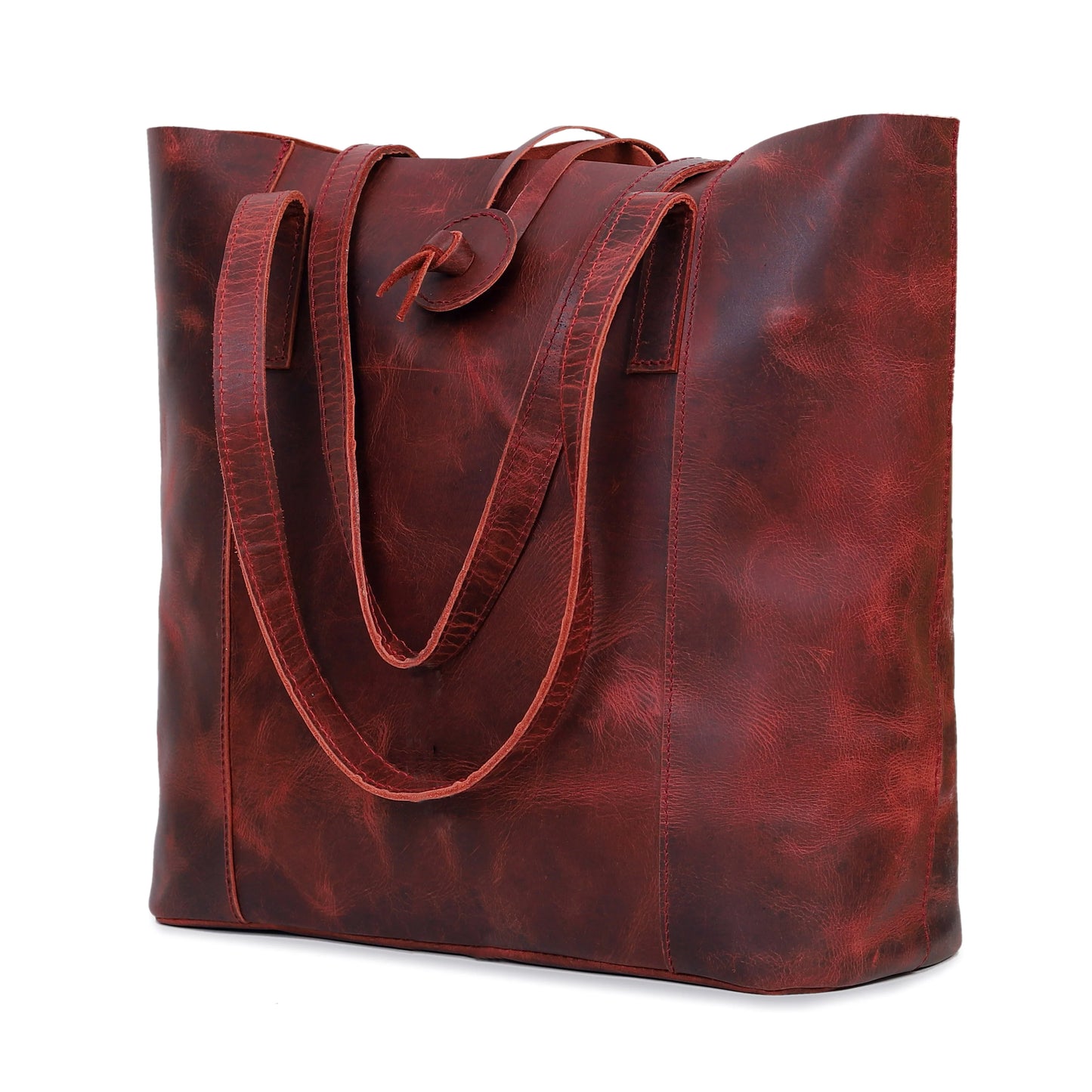 DENVER BUFFALO LEATHER TOTE BAG