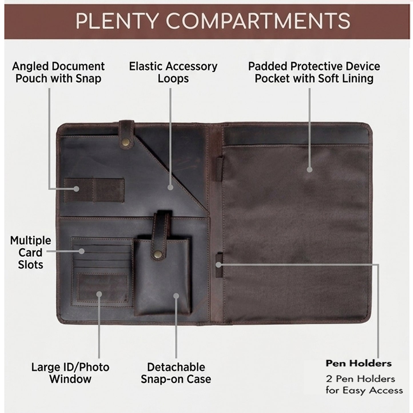 LEATHER PADFOLIO