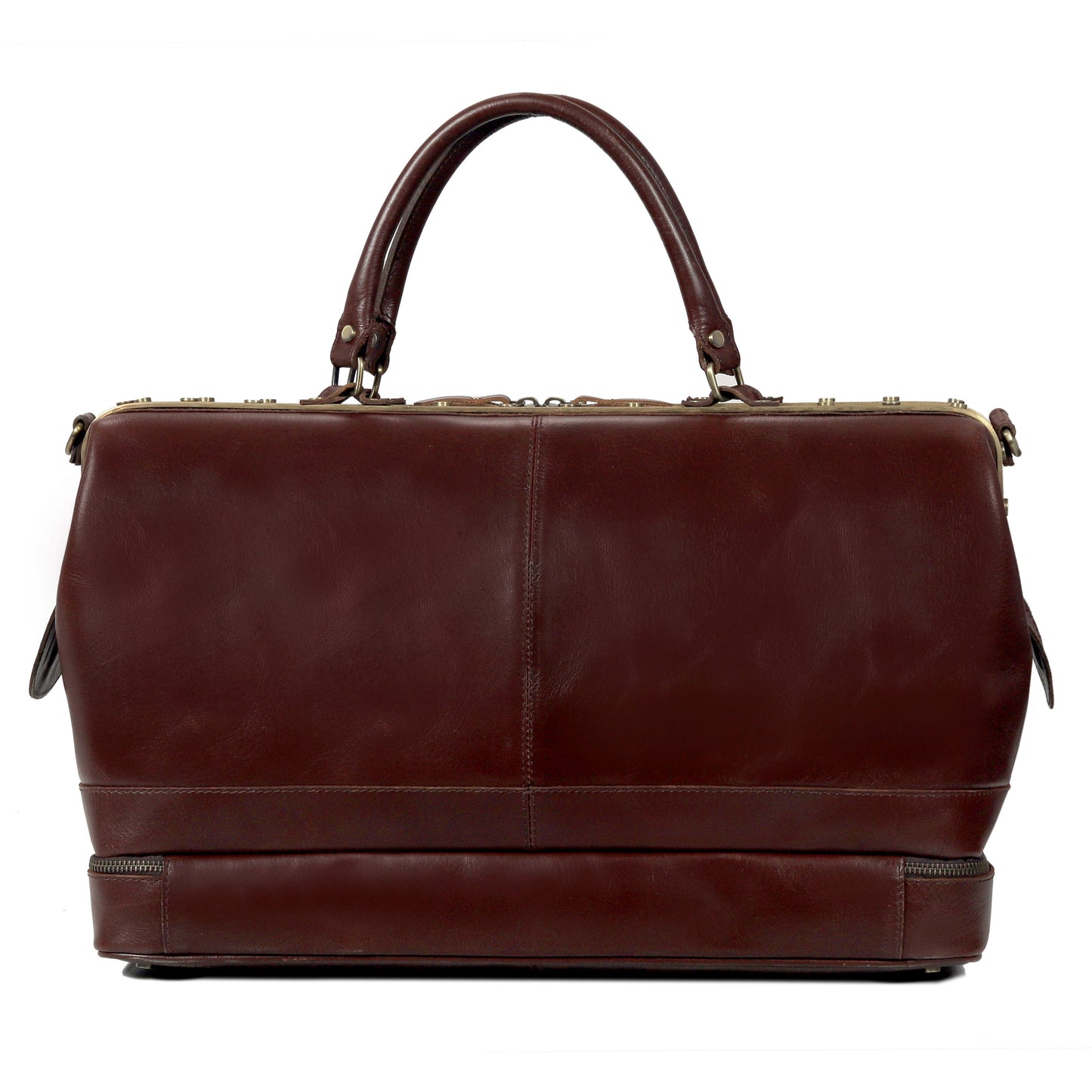 LEATHER DOCTOR BAG - Twist lock
