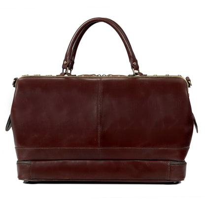 LEATHER DOCTOR BAG - Twist lock