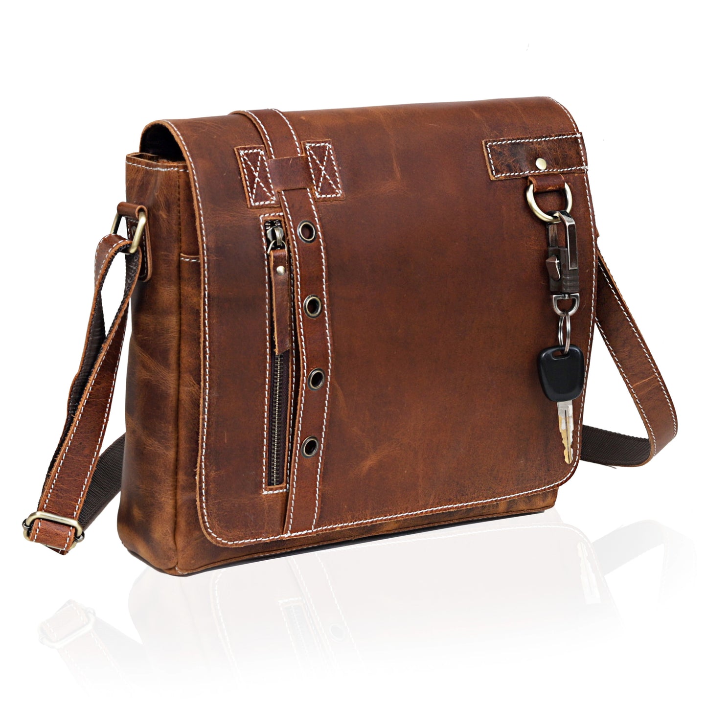 MESSENGER-TASCHE AUS LEDER „AVALON“