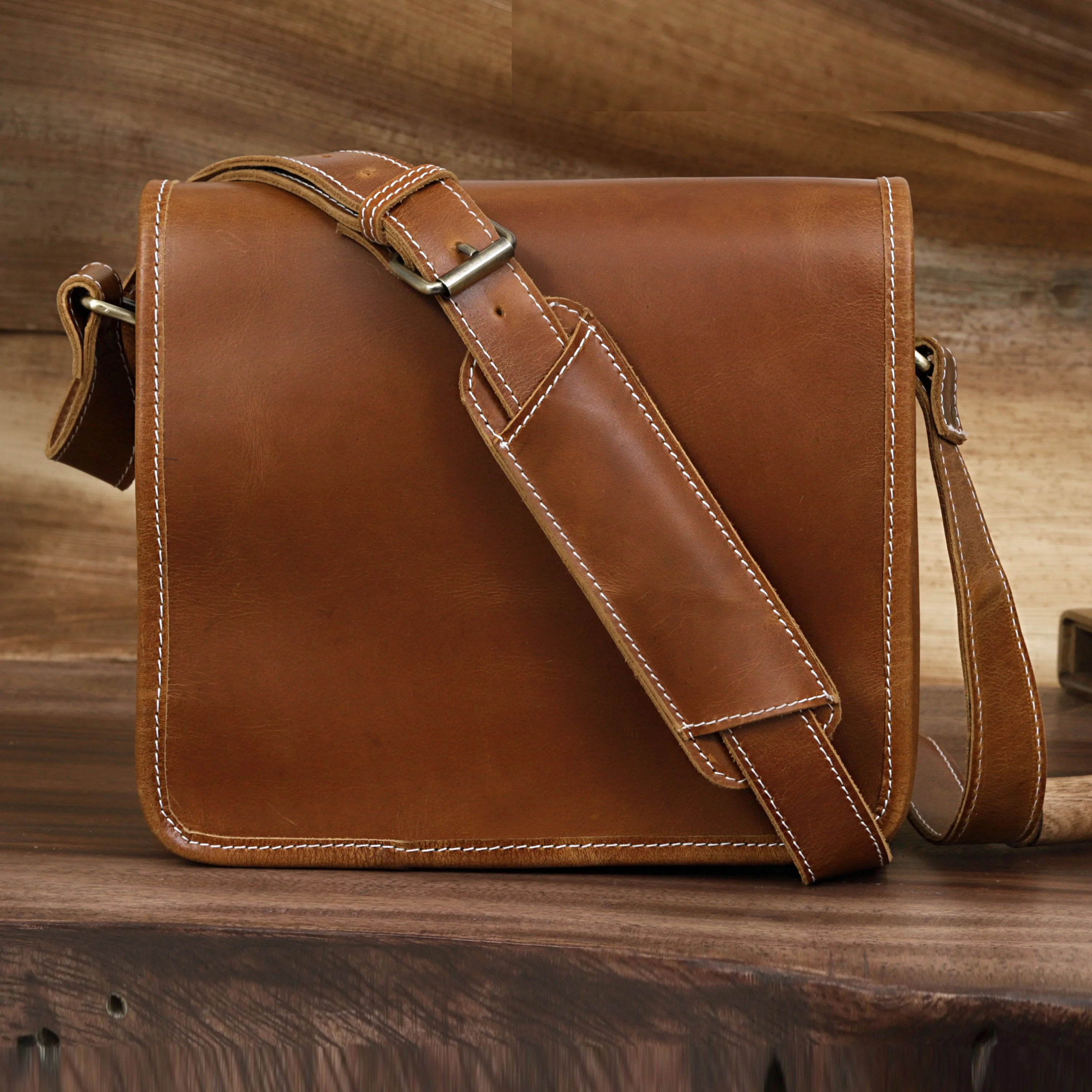 JACKSON LEATHER SATCHEL MESSENGER BAG The Leather Farm