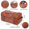 Rio Grande Leather Toiletry & Large Dopp Kit