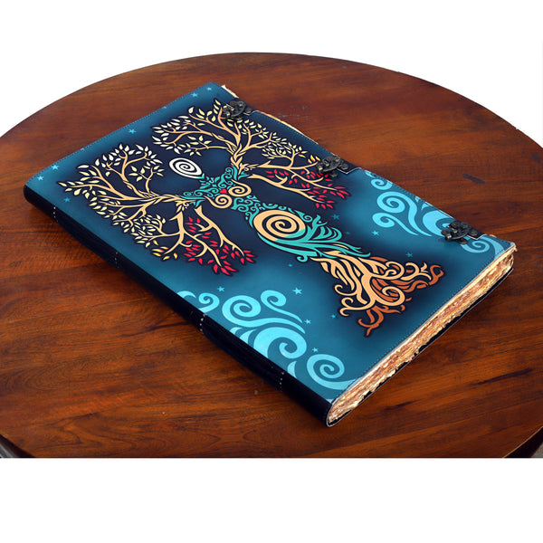 Carnet vierge en cuir Livre des Ombres de Sortilèges