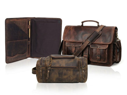 PENNSYLVANIA LEATHER BUSINESS ESSENTIALS COMBO SET