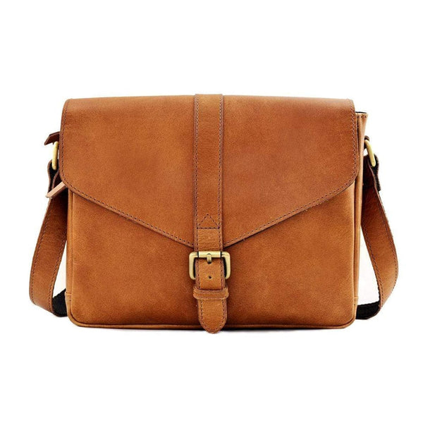 Sydney Leather Crossbody Purse - Tan