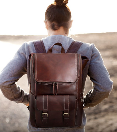 LEATHER backpacks
