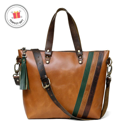 TOTE AUS BÜFFELLEDER „NEWYORK“